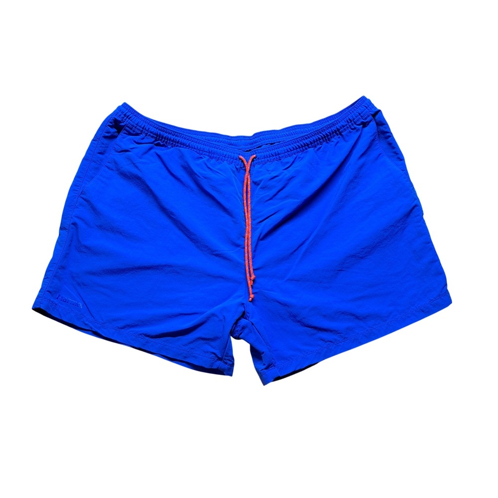 Marmot Active Shorts Mens XXL Blue Excellent Quick Dry Mesh Lined Hiking Running